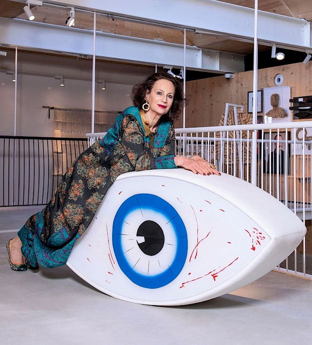 Galila Barzilaï-Hollander at the collection headquarters, Brussels. Photo: Diego Ravier